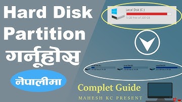 Hard Disk Partition on windows 10 in Nepali | Hard Drive Partition Complete Guide in Nepali 2020