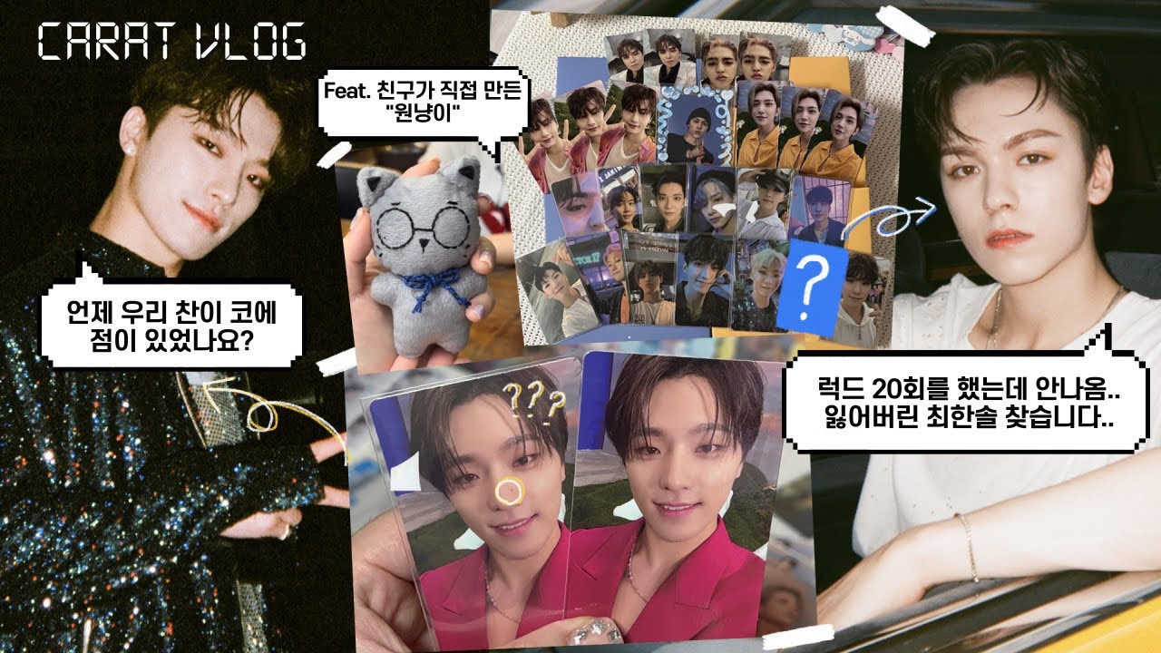 [캐럿 브이로그] 🫧SECTOR17 🫧 앨범깡(화가나는편) • 사웨럭드20회 • Feat.친구가직접만든원냥이 • 중복파티 • 2차럭드언제오나요 • SVT • CARAT 💎
