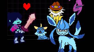 Deltarune X Pokemon animation : Eeveelution fight