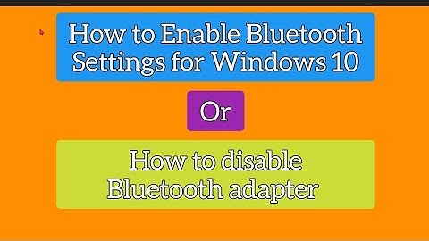 How to use a Bluetooth dongle Windows 10