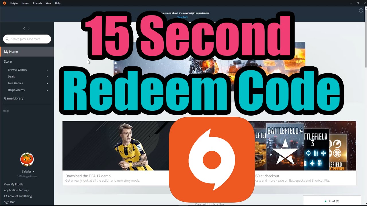 How to Activate / Redeem a Game Key in New Origin Update 2016 