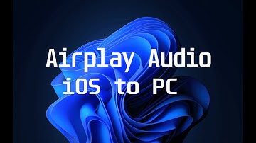 Airplay Audio from iOS to Windows 11 & 10 PC (Bluetooth method linked below)