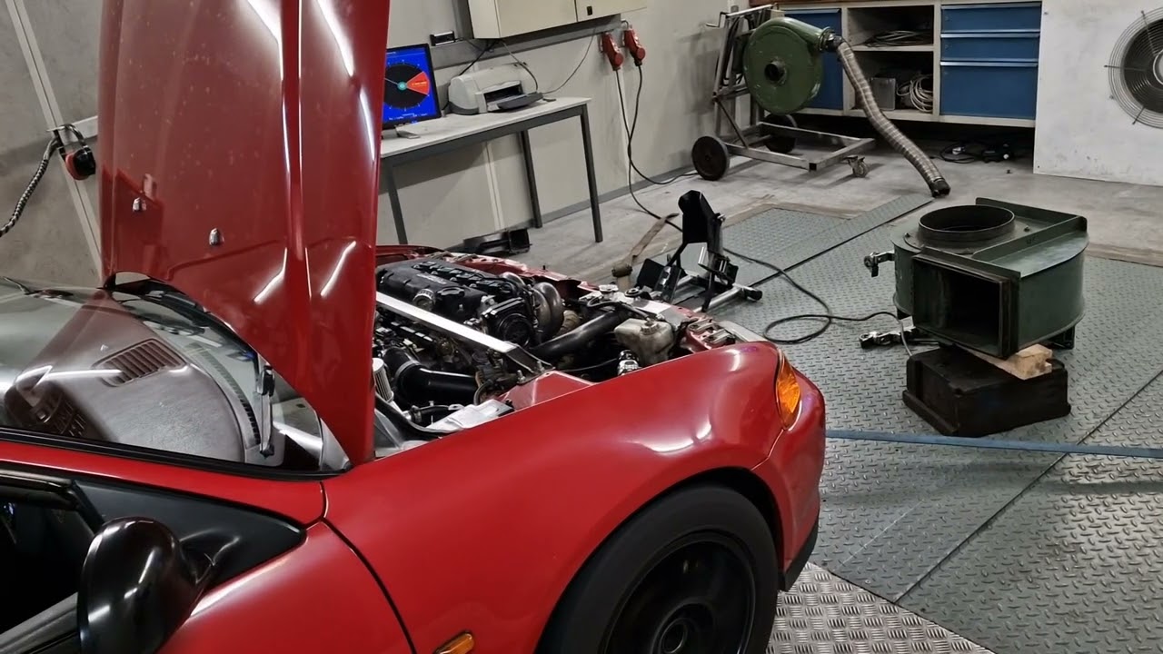 Dolf Dyno Tuned Honda Civic EG5 Sleeved/Build B16A2 Garrett GT3076R Turbo Benzine 15 PSi Dyno Run