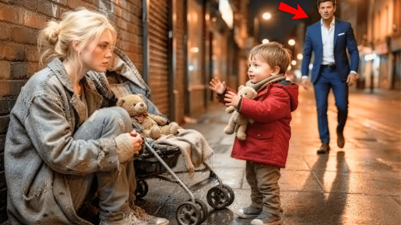 Jedno spojrzenie dziecka ujawniło prawdę o żebraczce....