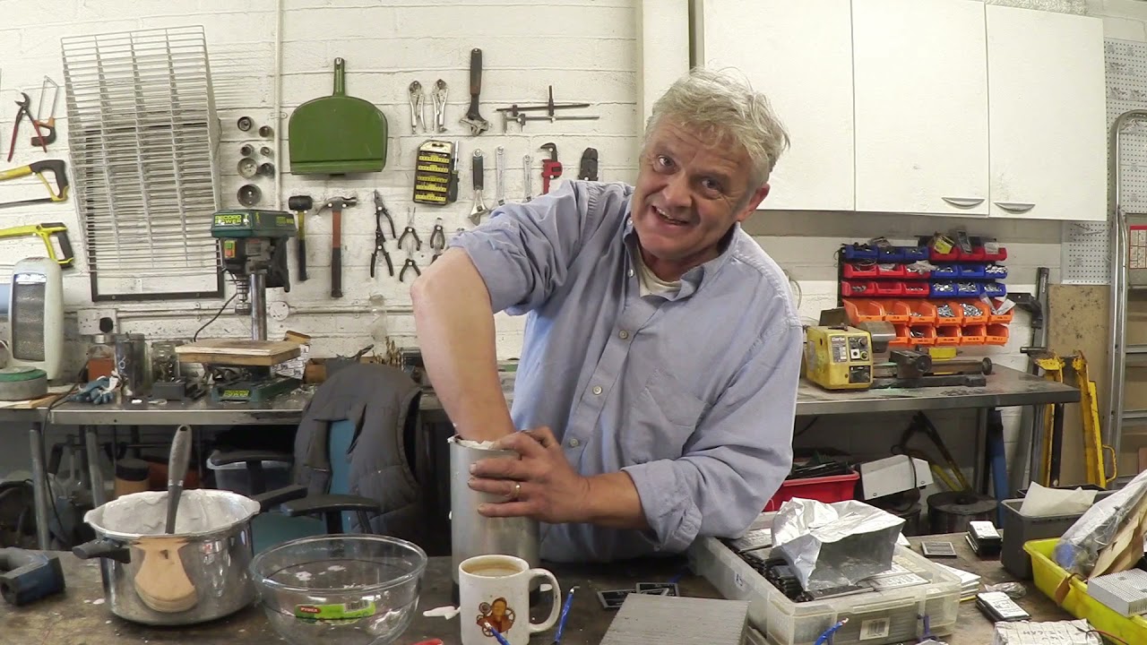 1277 Отливка руки с использованием альгинатного формовочного порошка