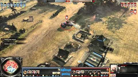 COH2 1v1 RoyalHants (UK) vs GentleFox (OH)