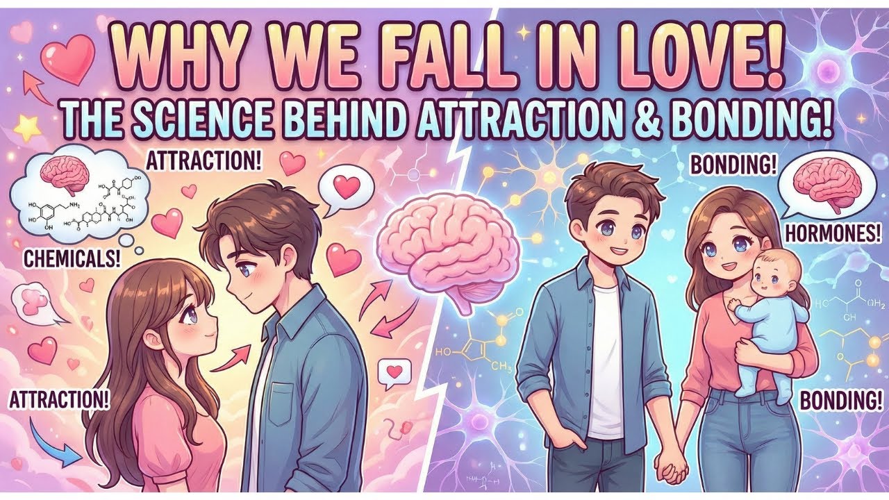 Why We Fall in Love — The Science Behind Attraction & Bonding
