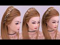 Quick &amp; easy hairstyle for wedding | Summer hairstyles for girls