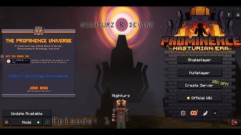 MINECRAFT RPG PROMINENCE: 2 | EP. 1 | PROMINENCE: 2 | NIGHTURZ
