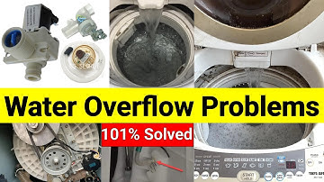 fully automatic washing machine water overflow || washing machine water overflow || Overflow
