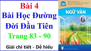 Bài Học Đường Đời Đầu Tiên | Ngữ Văn Lớp 6 Tập 1 Trang 83 – 90 | Chân Trời Sáng Tạo