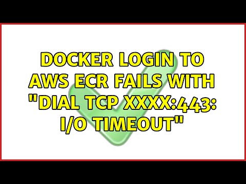 Docker login to AWS ECR fails with 
