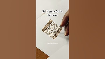 3d Henna Grids Tutorial ✨ #3dmehndidesign #mehendi #advancedtutorial #easytutorial