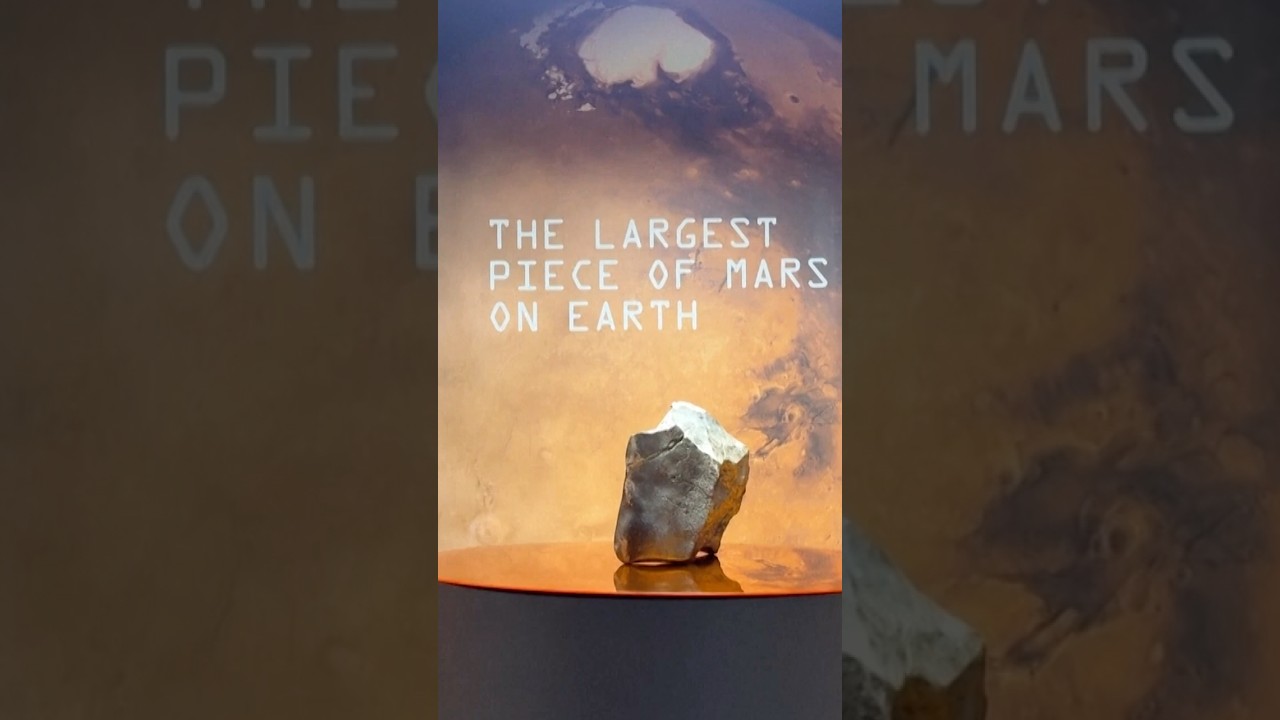 Largest Martian meteorite ever found on Earth unveiled by Sotheby's ☄️