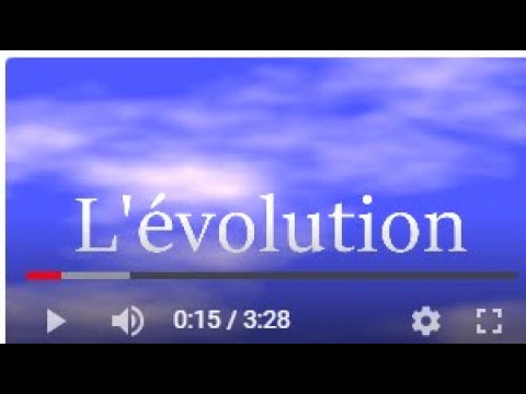 l’évolution