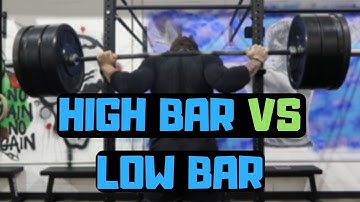 Low Bar Vs High Bar Squats (which I think is better)
