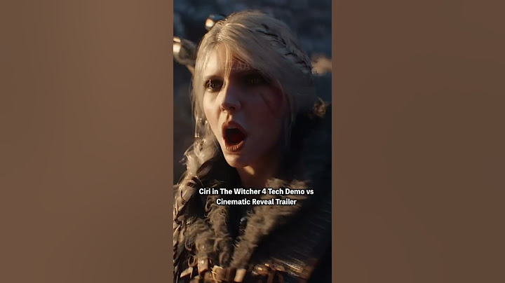How Ciri Changed in The Witcher 4 Tech Demo #witcher4 #witcher #ciri
