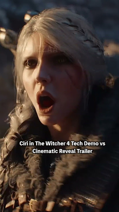 How Ciri Changed in The Witcher 4 Tech Demo #witcher4 #witcher #ciri