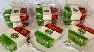 Gelatinas De Bandera  Mexicana Tricolor Para Negocio Fiestas Patrias