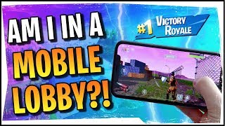 Hysteria Fortnite Am I In A Mobile Lobby? - Squads With Roxy And Avajaijai