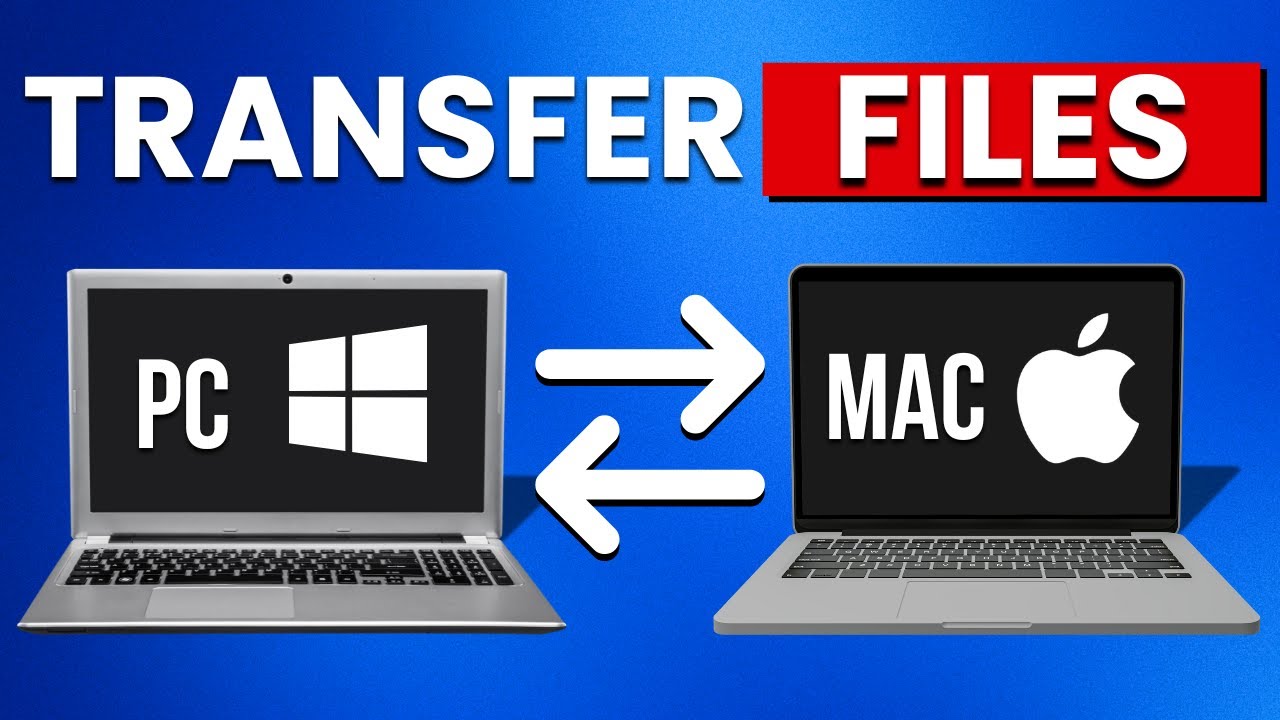 How To Transfer ANY FILE From PC to Mac (Both Ways) - FAST & EASY