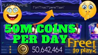 Filter that makes me 50M Coins Per day! Road to 777M coins - episode 1 l Fifa Mobile