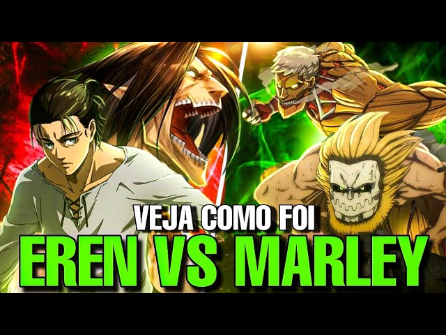 Eren vs Reiner e Porco  Attack on Titan Final Season (Dublado) 