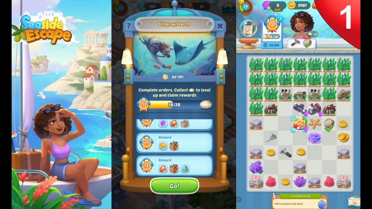 Seaside Escape : jeu de fusion – Applications sur Google Play