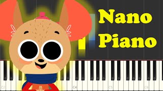 🎵 Nano Piano – Wind The Bobbin Up (Super Easy Piano Tutorial) 🎹