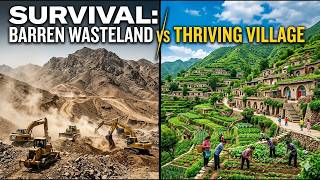 They Built an Entire Village Inside an Abandoned Mountain