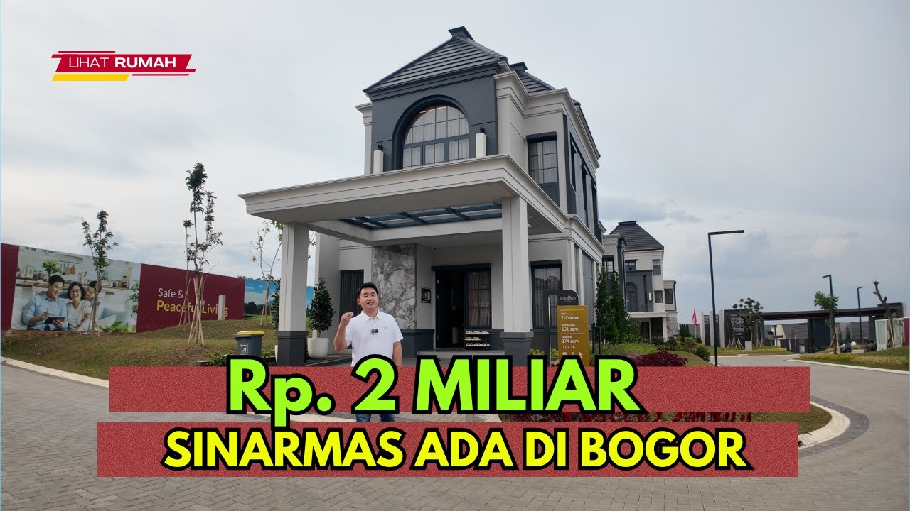 Sinarmas datang ke Bogor nih | Cluster Burgundy | Type 7 Corner | Harga Rp 2.1 Miliar