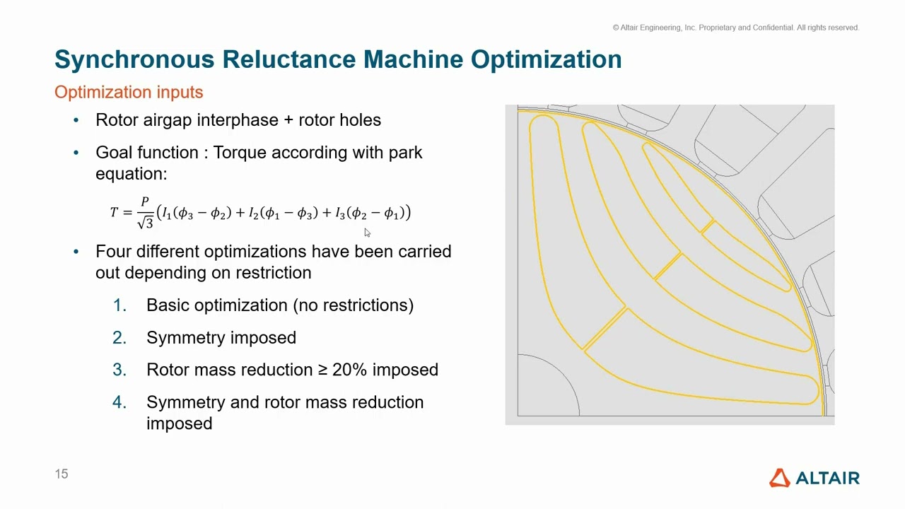 Shape Optimization for Laminations Using Altair Flux