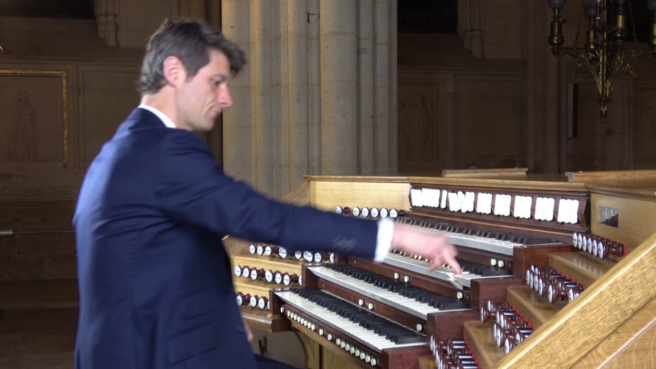 Charles Tournemire Victimæ Paschali laudes - Olivier Penin l'orgue Sainte-Clotilde, Paris