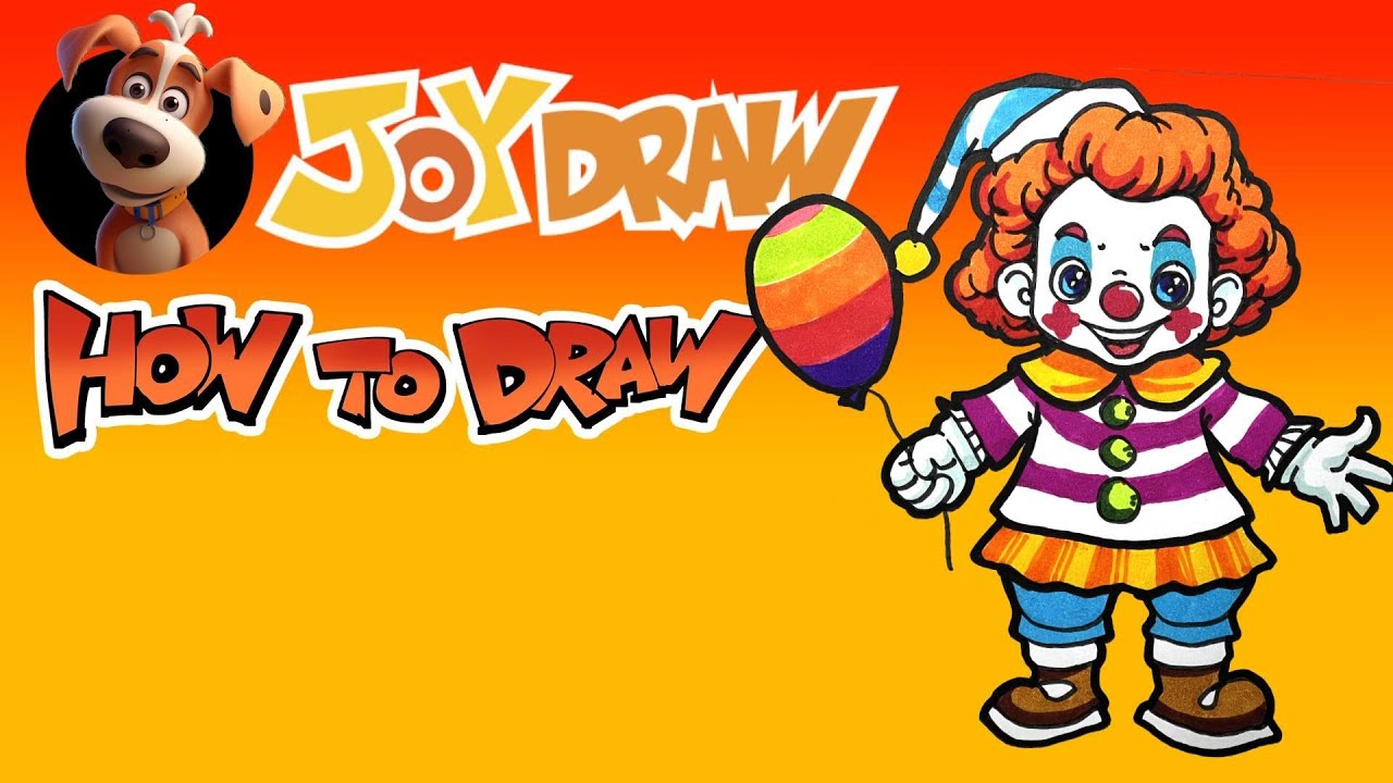 How to Draw a Circus Clown (JoyDraw) - YouTube