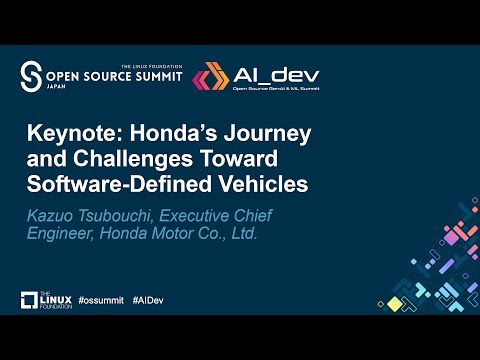 Keynote: Honda’s Journey and Challenges Toward Software-Defined Vehicles - Kazuo Tsubouchi, Honda Episode cover