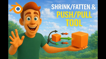 Blender Shrink/Fatten & Push/Pull Tool in Hindi | Tutorial for Beginners | Episode - 11 | हिन्दी मे!