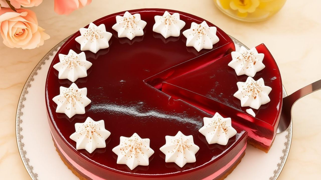 Do you like Cherry 🍒 Try making Cherry cheesecake  Cherry Cheesecake Recipe