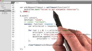 11   Error Handling with JSON P