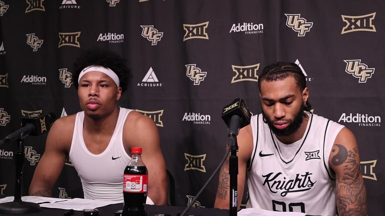 UCF 79, Аризона Стэйт 76 - Пресс-конференция с участием Джеймичела Стиллвелла и Джордана Беркса ⚔️🏀