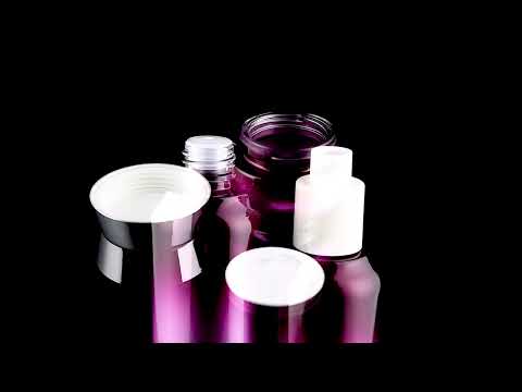 Luxury 30ml 50ml 100ml Skincare Face Cream Purple Cosmetic Glass