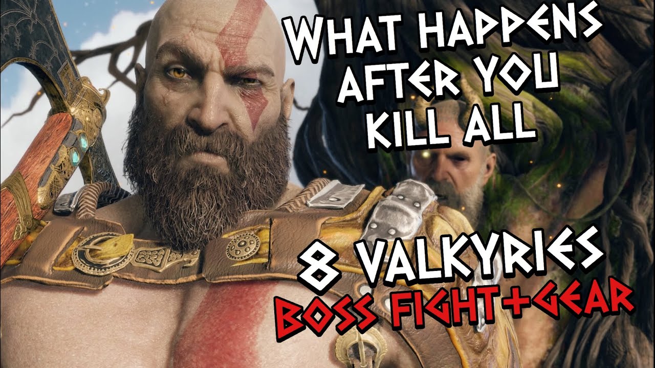 GOD OF WAR: What happens after you kill all 8 valkyries (BOSS FIGHT+GEAR)