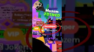Hazem Joined My Server For 1 Second  roblox plsdonate hazem