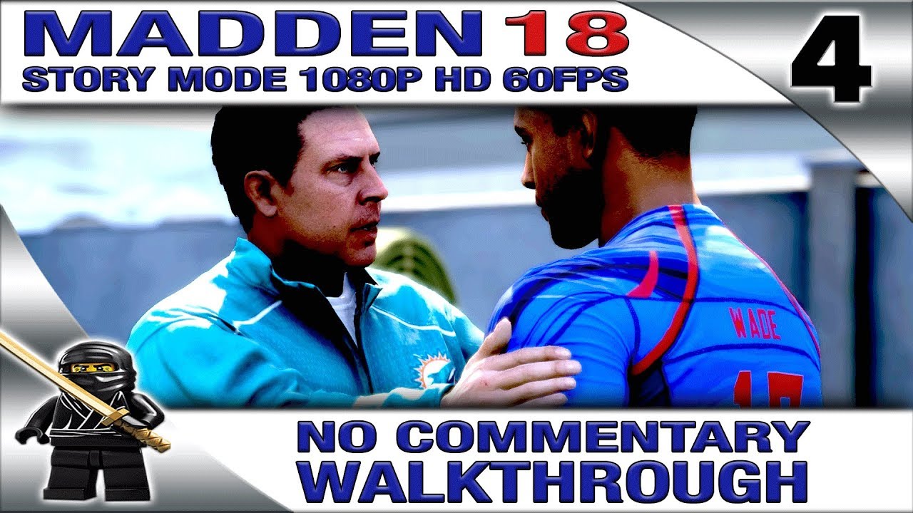 Игровой процесс MADDEN 18 LONGSHOT. Прохождение. Часть 4. Сюжетный режим. Без комментариев.