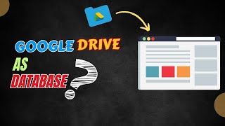 How to use google drive as database and Show data on Website, React app |