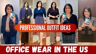 Office Wear for Indian Women|What I ACTUALLY Wear To Work|OFFICE LOOK BOOK|INDIANS IN USA