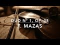 MAZAS VIOLIN DUET Nº 1, Op. 38