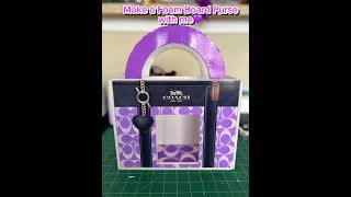 DIY FOAM BOARD PURSE