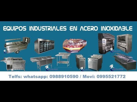 Catálogo de Muebles y Equipos Industriales en Acero Inoxidable