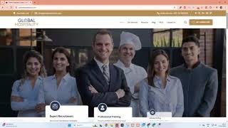 Global Hospitality Career Website Showcase Hospitality Recruitment Platform By Easyquickweb