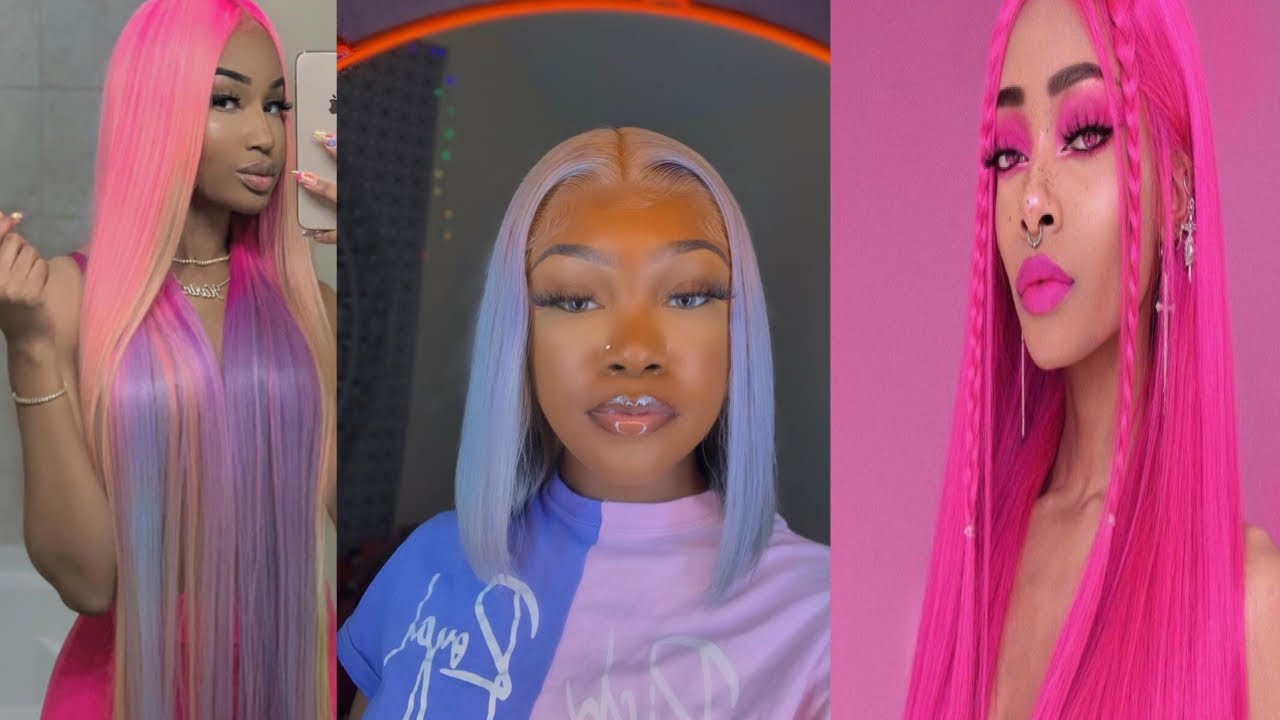 🦄🤍Slayed Colored Lace Front wigs compilation 🦄🤍|Supremebeauty